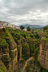 Ronda, Spain. Historic town of Andalusia. Travel and tourism beautiful cities of Spain