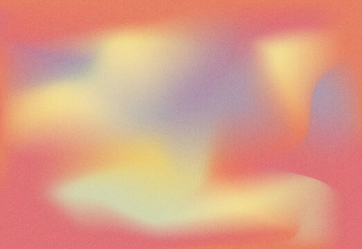 Soft abstract gradient background with warm pink, orange, and yellow tones blending into lavender and purple, creating a dreamy, modern texture for design, branding, and projects