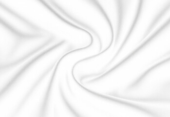Obraz premium Close up of white fabric with swirling folds and gentle shadows, creating an elegant minimalist texture for backgrounds, fashion styling, product photography, and design layouts