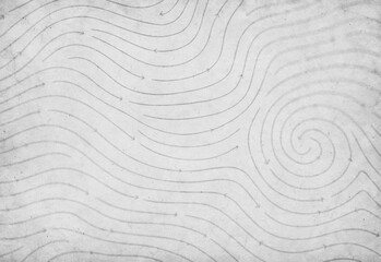 Abstract grayscale texture with flowing contour lines and a spiral motif, featuring soft organic waves and a subtle speckled background, ideal for versatile design projects