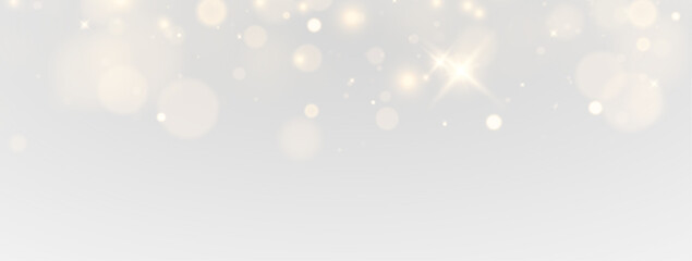 Glowing Christmas Bokeh Design