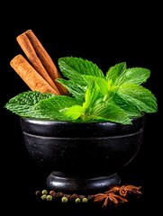 Overhead View of Compost-Ready Vegetable Scraps in a Dark Bowl