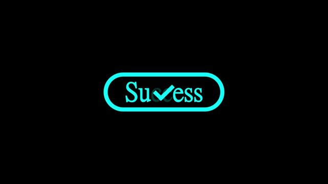 Glowing cyan neon text word download inside an oval shape on a black background with a futuristic digital feel