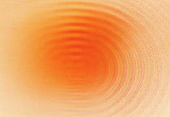 Abstract orange ripple pattern featuring concentric circles radiating from a soft central glow textured gradient background ideal for bold headers creative design branding visuals