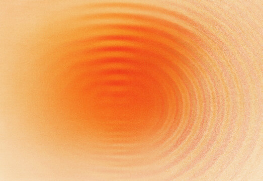 Abstract orange ripple pattern featuring concentric circles radiating from a soft central glow textured gradient background ideal for bold headers creative design branding visuals