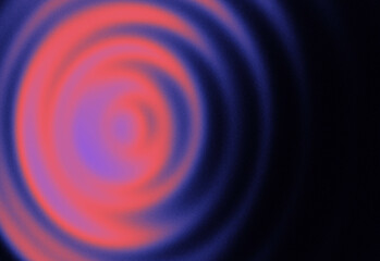 Abstract swirl of warm red and orange concentric rings radiating on a deep blue textured background, a dynamic atmospheric design suitable for backgrounds and creative projects