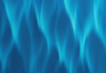 Abstract blue flowing light patterns with underwater glow, featuring wave shapes and smooth gradients forming a serene, modern backdrop suitable for technology, design, branding