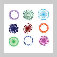 Professional Floral Shape Design Template, Modern Floral Shape Design Template, Minimalist Floral Shape Design Template, Creative Floral Shape Design Template