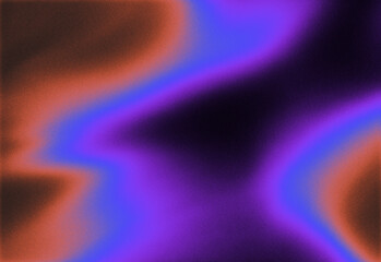 Abstract vibrant color gradient background with flowing shapes, soft grain texture, and luminous purple, blue, and orange tones, perfect for creative design, branding, and art