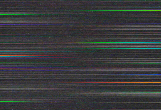 Abstract digital glitch lines and colorful streaks across a dark background, creating a modern composition ideal for technology, data visualization, and design concepts
