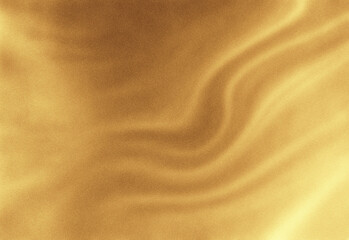 Close up of shimmering gold metallic texture with flowing wave patterns and highlights, ideal for luxury branding, premium backgrounds, packaging design, and creative projects