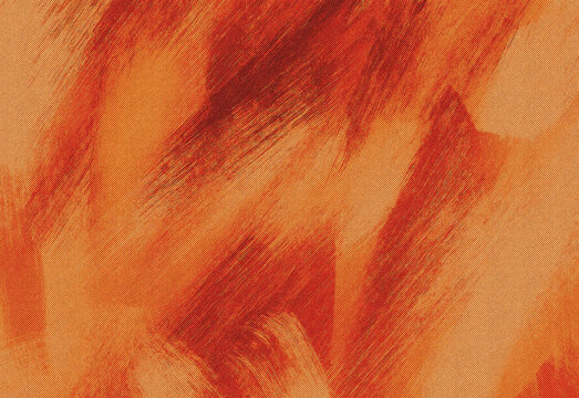 Abstract close-up of a warm orange textured background with bold brushstrokes, soft gradients and subtle grain, ideal as a versatile backdrop for design and marketing materials - Powered by Adobe