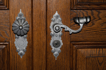 Handgriff einer traditionellen T&uuml;rfalle, Schweiz