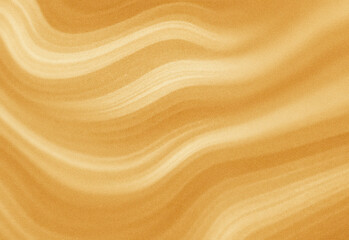 Close-up of golden desert sand dunes with flowing wave patterns, soft ridges, and warm beige tones; macro texture for natural backgrounds in design, photography, and visuals