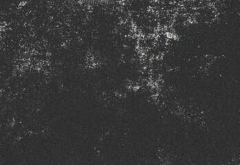 Abstract dark textured background with a fine speckled pattern of white sparks across a black surface, ideal for creative design, overlays, UI backdrops and photography compositing