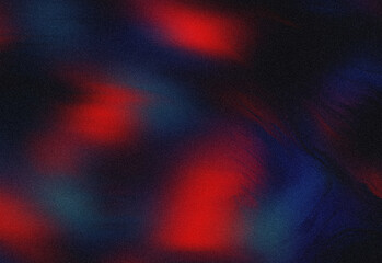 Abstract dark background with neon red and blue light blur and texture, evoking cinematic mood and futuristic atmosphere for creative technology design and visual storytelling
