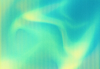 Abstract teal and turquoise gradient background with subtle vertical line texture and soft yellow highlights, a versatile design element for graphic projects and presentations