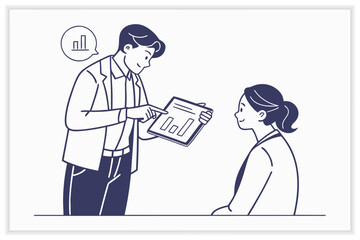 Business Consulting Illustration Set Teamwork, Strategy, Analysis, Planning, and Office Meeting Concepts