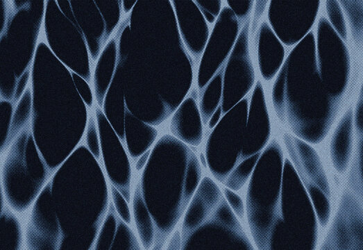 Abstract blue branching network texture featuring vein-like dendritic patterns against a dark background, high-contrast design for technology, biology, and creative projects