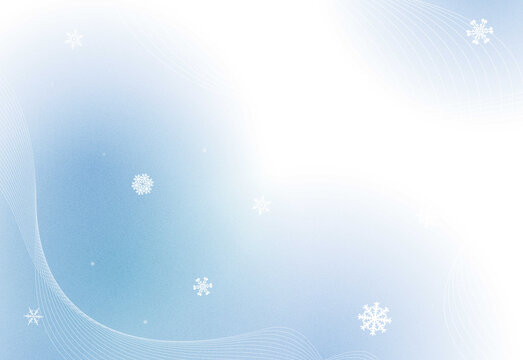 Calm blue winter background with soft gradient and scattered white snowflakes, ideal for seasonal designs, holiday campaigns, winter banners, and elegant corporate templates