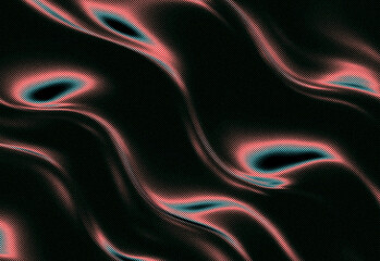 Abstract neon-wavy texture with flowing pink and cyan lines on a dark background, ideal for futuristic design, digital backgrounds, wallpapers, and creative branding concepts