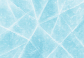 Fototapeta premium Close up of light blue ice texture with white frost lines forming an abstract geometric pattern providing a cool backdrop ideal for winter design tech visuals and background graphics