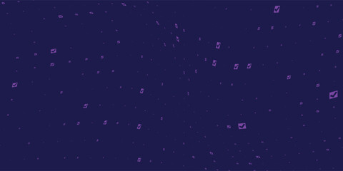 Purple abstract pixel texture bg video screen. Tv pattern background with square noise effect. Futuristic broadcast neon gradient banner for television