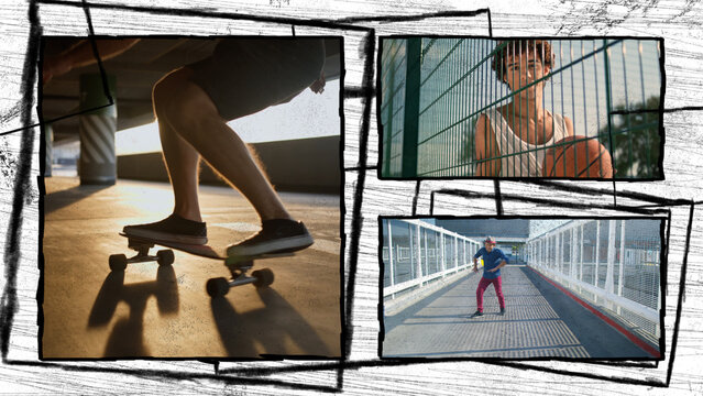 Grunge Split Screen Kit 03