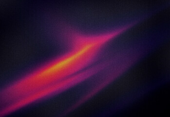 Abstract neon light streak across a dark background blending purple, pink and orange hues to create a dynamic, modern visual for technology branding, art, and creative marketing