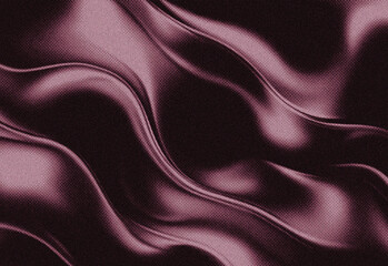 Soft pink silk waves flow across dark surface, creating abstract luxurious texture suitable for background design, fashion concepts, decorative art, and premium branding visuals