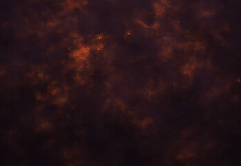 Dark space scene featuring vivid orange red nebula clouds with scattered stars, creating a cosmic panorama ideal for science fiction, astronomy, technology, and exploration visuals