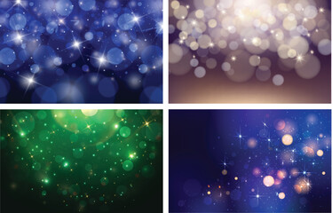 Elegant Sparkle and Bokeh Light Background