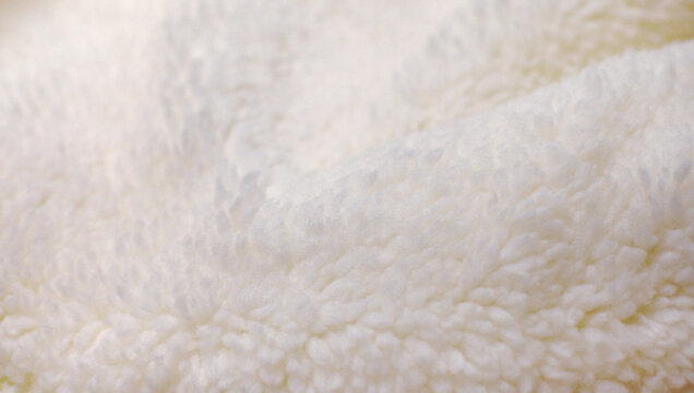 フェイクファーのテクスチャ　ふわふわ　もこもこ　毛皮　ボア生地