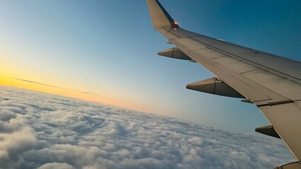 Obraz premium Aerial View of the clouds