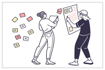 Business Teamwork Illustration Set Collaboration, Office Meeting, Leadership, and Corporate Success Concepts