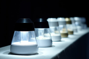 in modern factory skilled workers assemble intelligent kitchen assistant robots designed to revolutionize meal