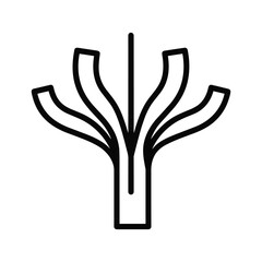 Abstract branching structure representing growth or development