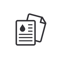 Document icon. Worksheet icon. File sign. Info. Water drop. Payment for water. Communal services. Water supply. Instructions. Watermark document. Water resources. File icon. Office documents. Report 