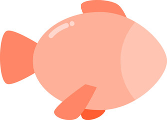 Cute cartoon fish illustration