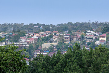 aerial view of the city