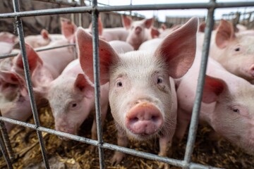 Pig Farming and Agricultural Concept