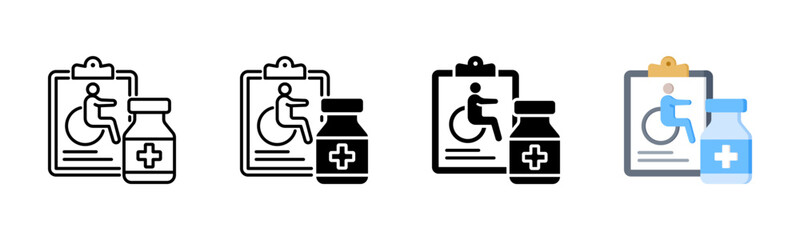 Cures Icon, Multi Styles Icon Set