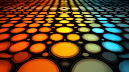 Abstract colorful circles