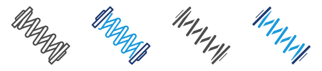 spring icon set multiple style