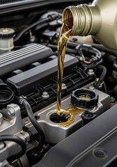 Engine Oil Change - Maintaining Vehicle Performance and Longevity.