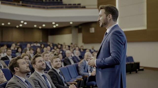 Professional presentation strategies utilizing audience engagement metrics and communication technologies for effective leadership and innovation outcomes