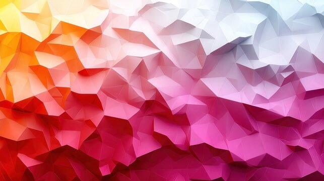 Abstract geometric design with vibrant color gradients