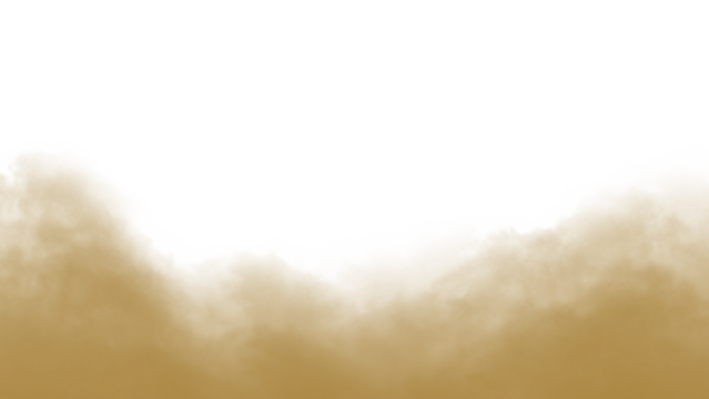 Dust sand explosion with dirt ground cloud isolated on transparent background. Blowing storm burst, smoky dust effect. PNG design resource