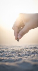 Planting a Seed of Hope - A Symbol of Growth and New Beginnings.