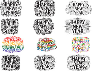 Obraz premium Happy New Year